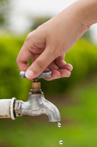 Dripping faucet